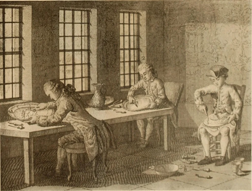 An illustration from Keramic studio, 1899, leaf 144