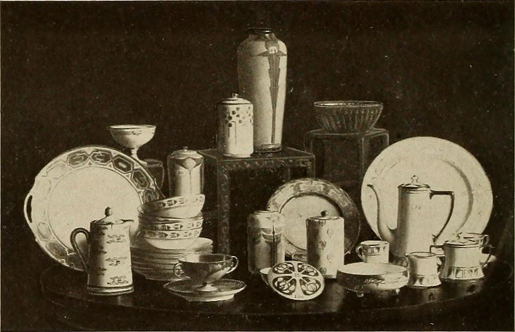 An illustration from Keramic studio, 1899, leaf 17