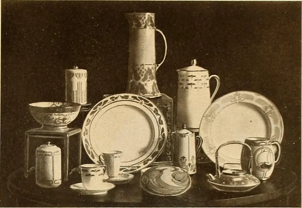 An illustration from Keramic studio, 1899, leaf 18