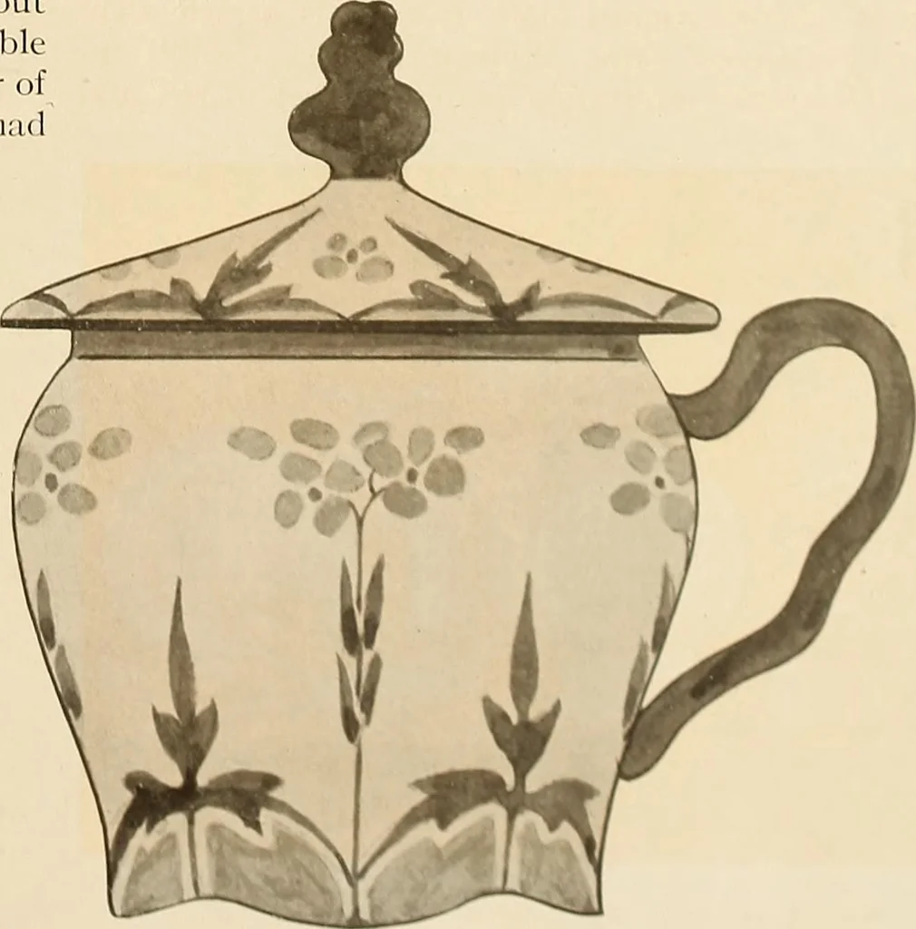 An illustration from Keramic studio, 1899, leaf 18
