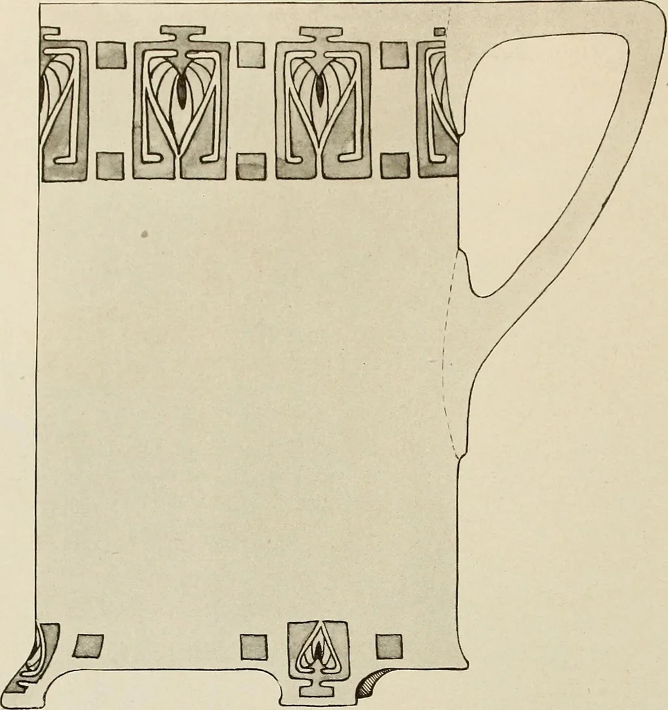An illustration from Keramic studio, 1899, leaf 181