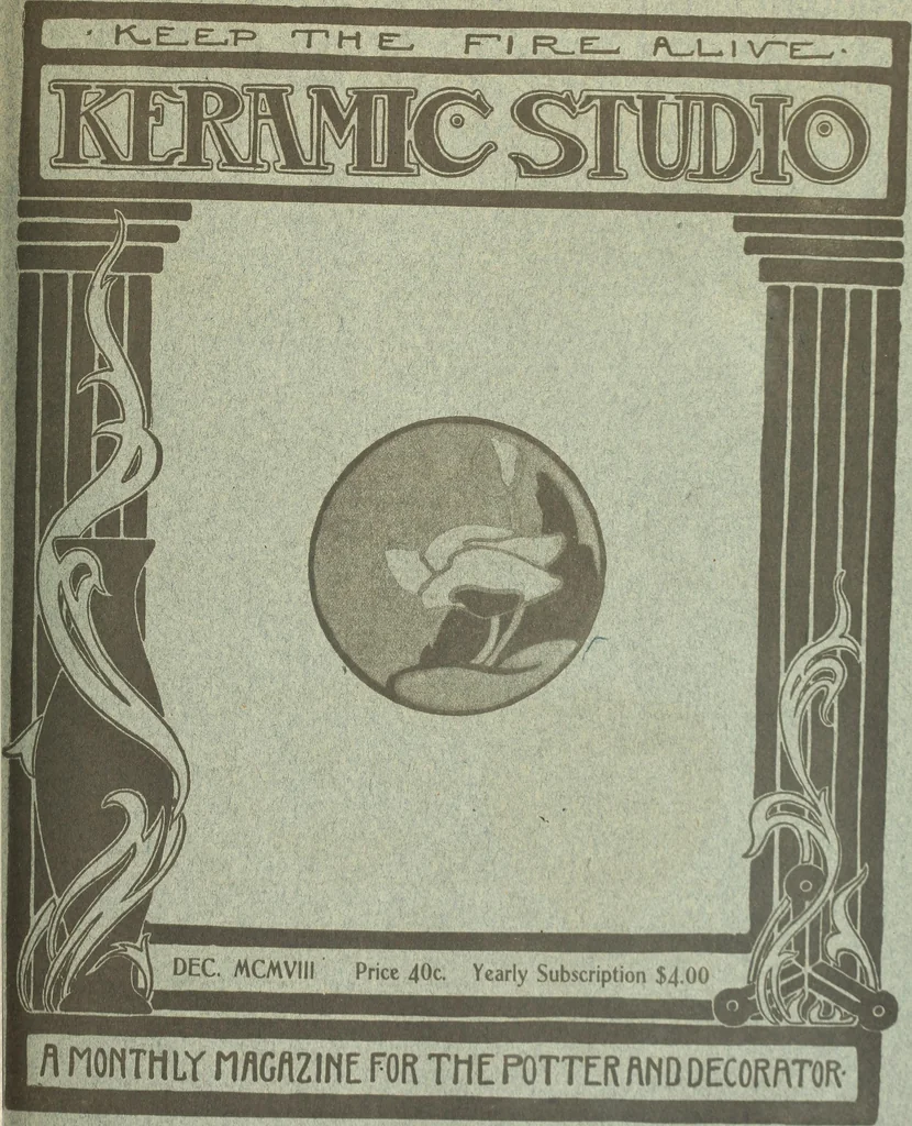 An illustration from Keramic studio, 1899, leaf 202