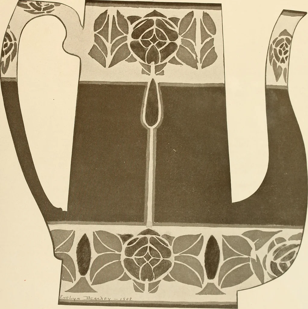 An illustration from Keramic studio, 1899, leaf 290