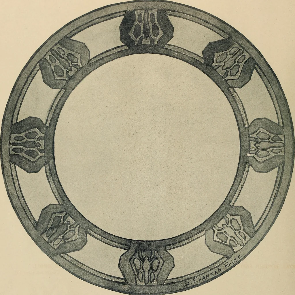 An illustration from Keramic studio, 1899, leaf 53