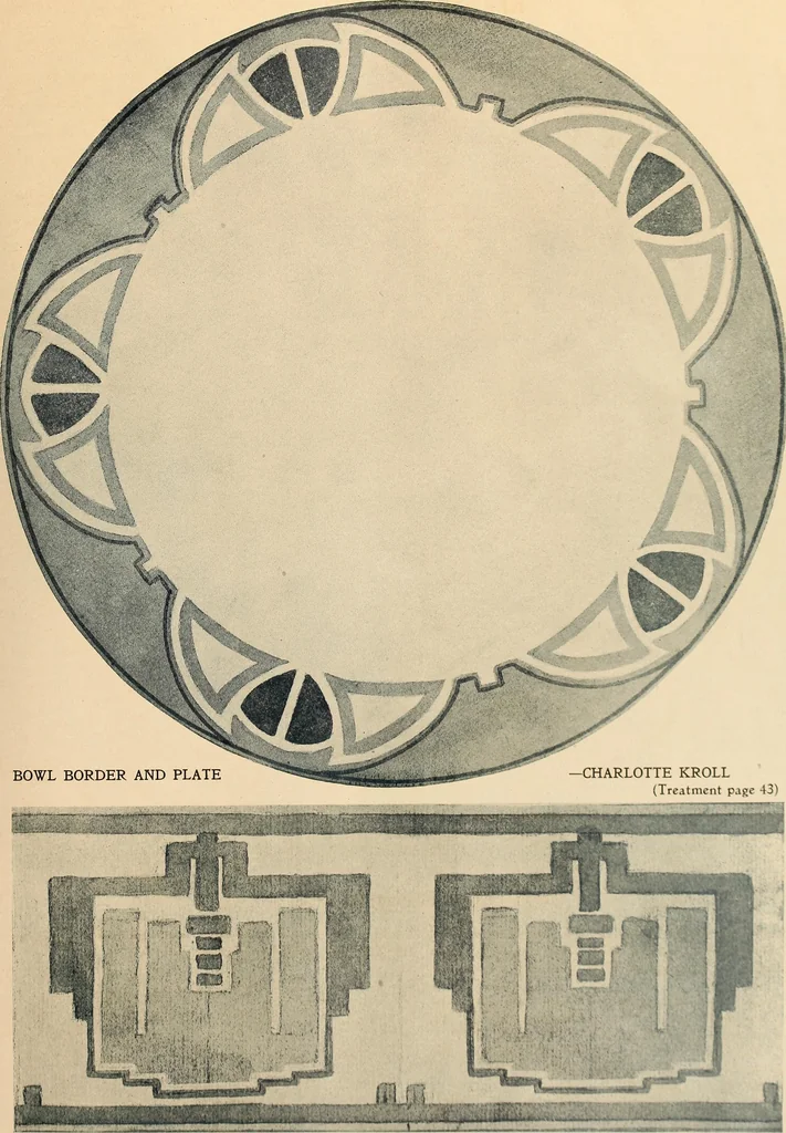 An illustration from Keramic studio, 1899, leaf 54