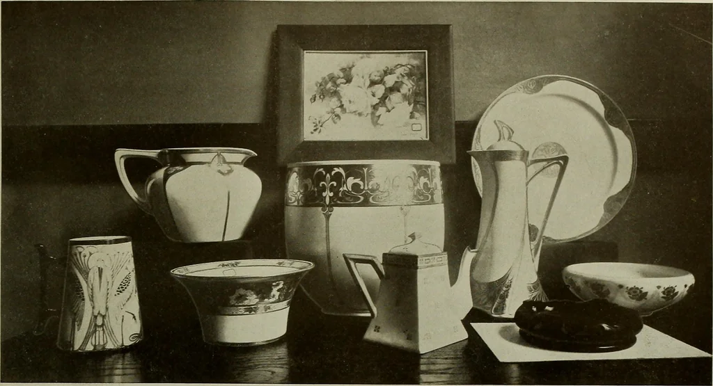 An illustration from Keramic studio, 1899, leaf 104