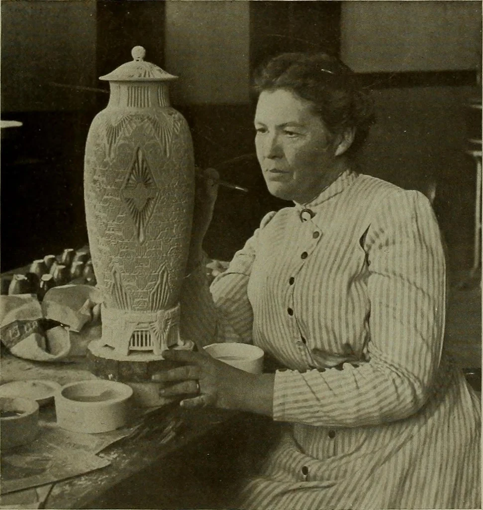 An illustration from Keramic studio, 1899, leaf 108