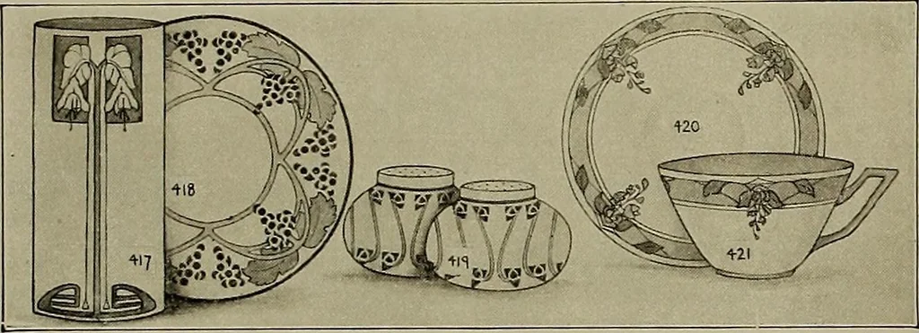 An illustration from Keramic studio, 1899, leaf 13