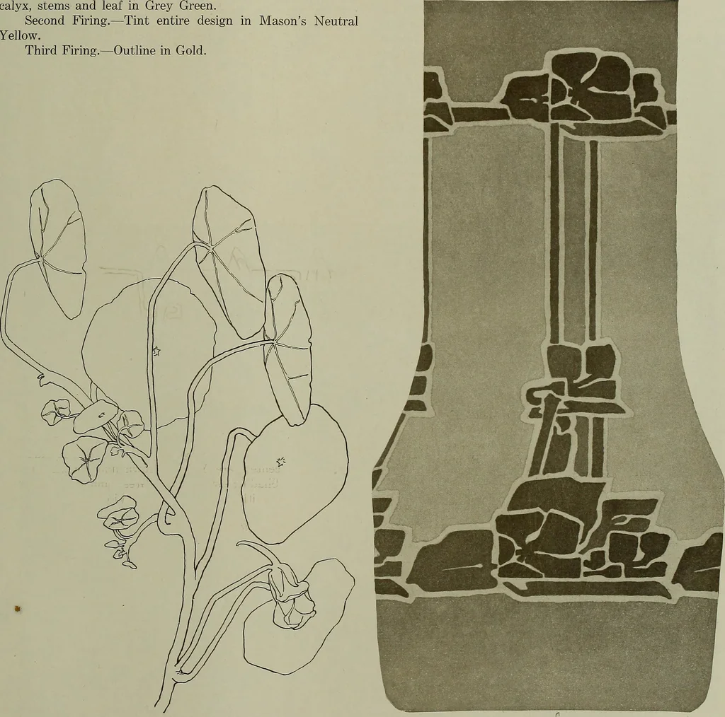 An illustration from Keramic studio, 1899, leaf 134