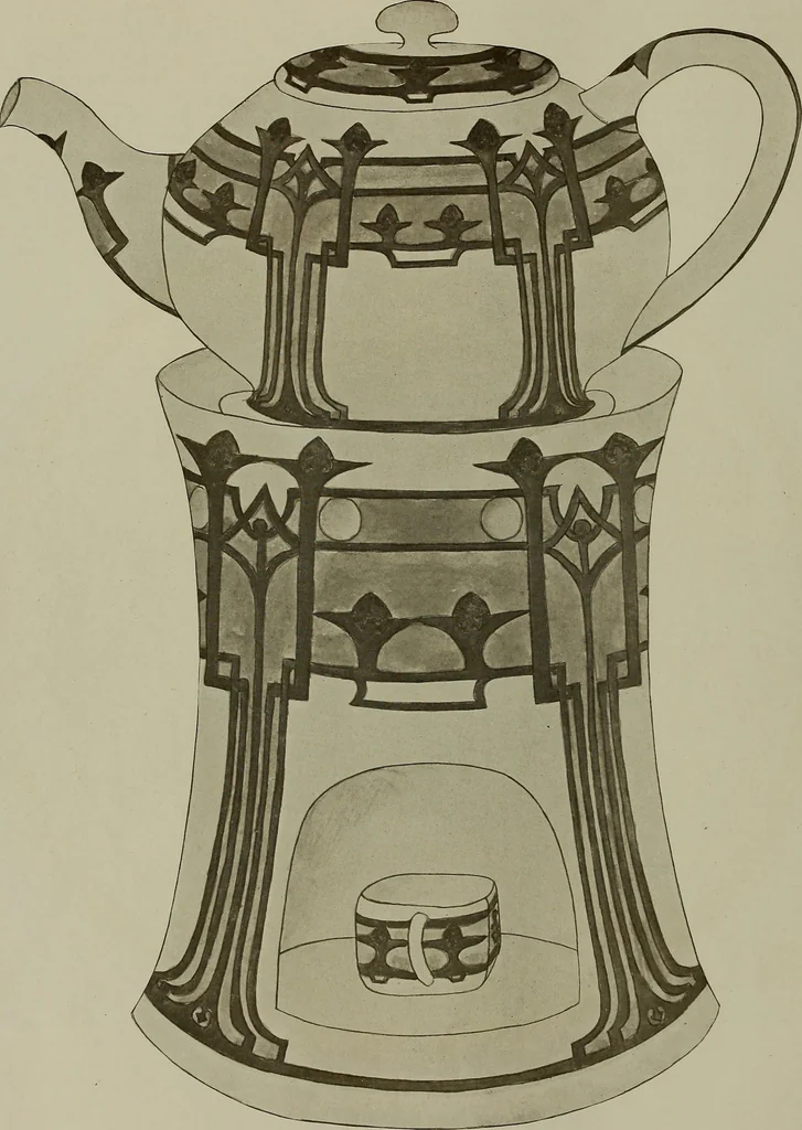 An illustration from Keramic studio, 1899, leaf 141