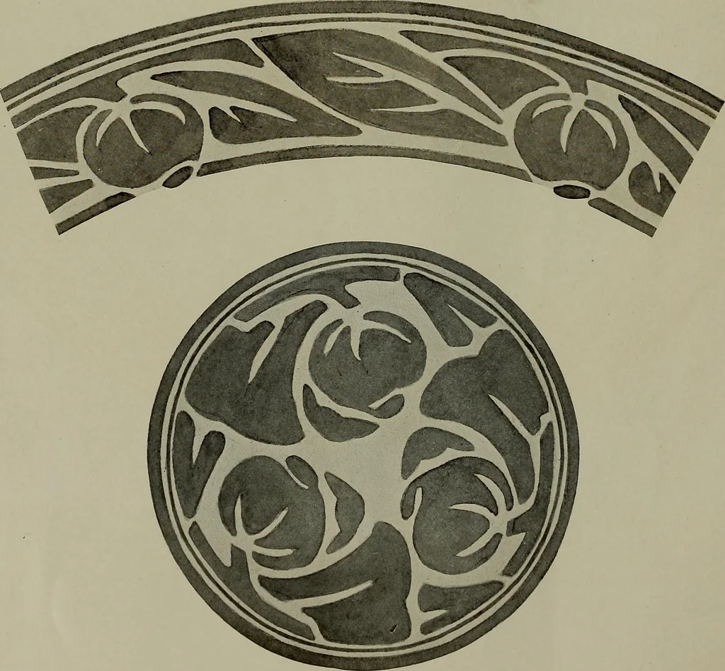 An illustration from Keramic studio, 1899, leaf 155