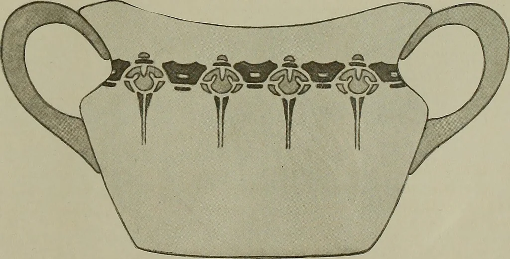 An illustration from Keramic studio, 1899, leaf 166