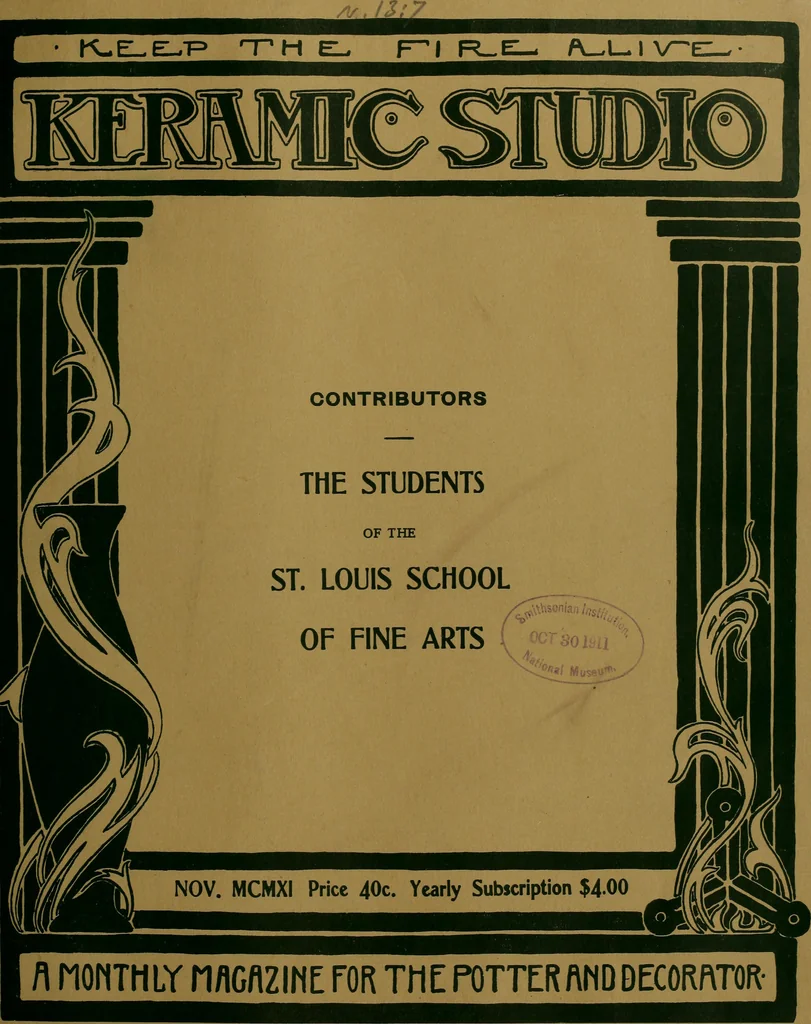 An illustration from Keramic studio, 1899, leaf 172