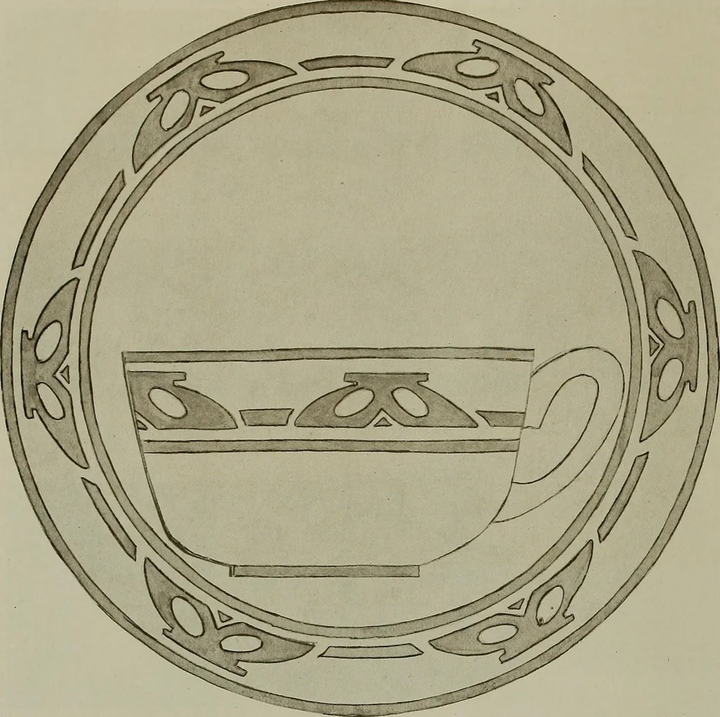 An illustration from Keramic studio, 1899, leaf 181