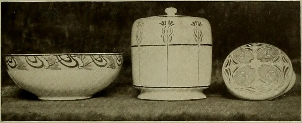An illustration from Keramic studio, 1899, leaf 184