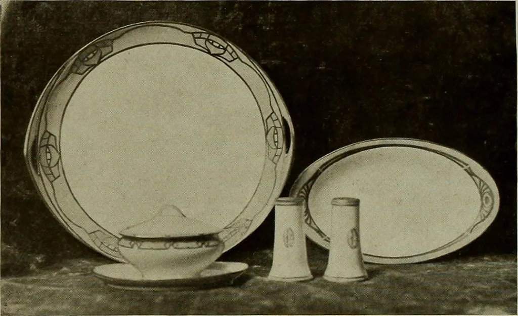 An illustration from Keramic studio, 1899, leaf 184