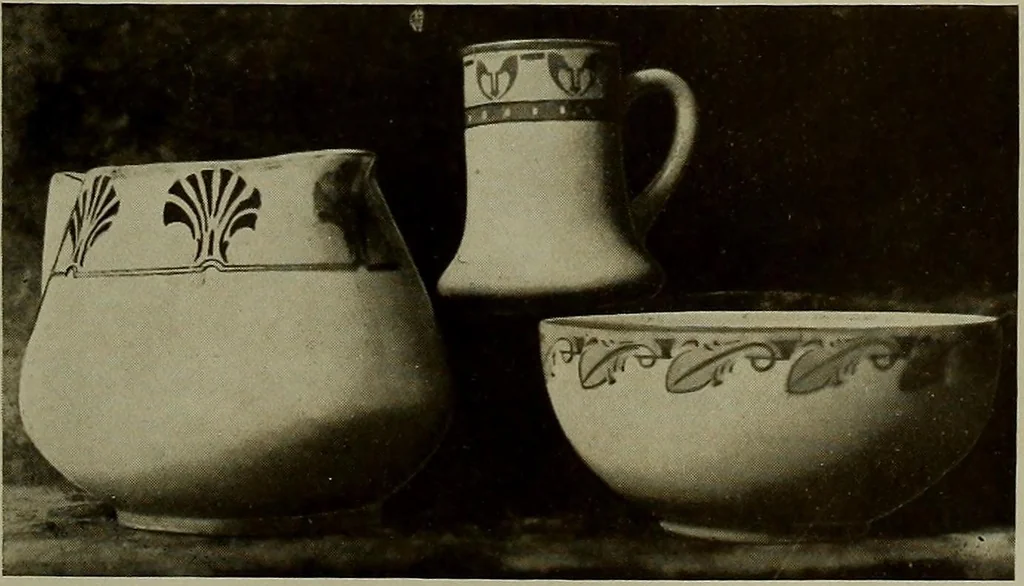 An illustration from Keramic studio, 1899, leaf 184