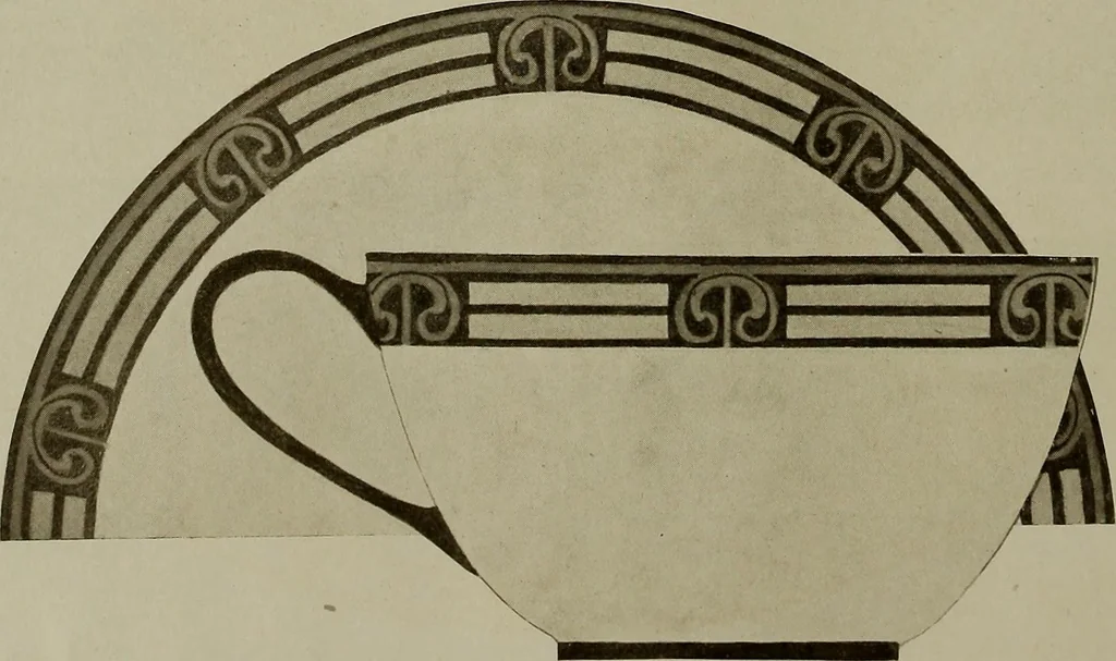 An illustration from Keramic studio, 1899, leaf 185