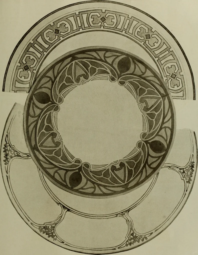 An illustration from Keramic studio, 1899, leaf 186