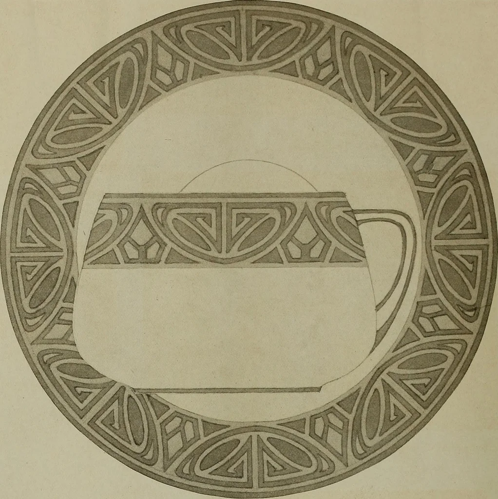 An illustration from Keramic studio, 1899, leaf 191