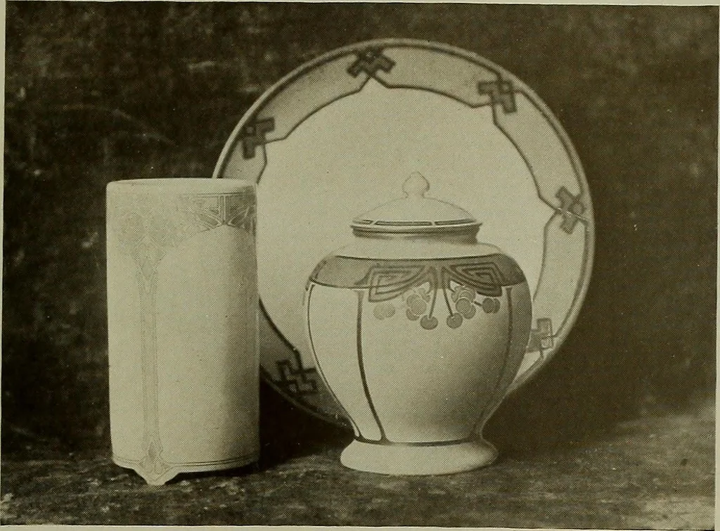 An illustration from Keramic studio, 1899, leaf 192