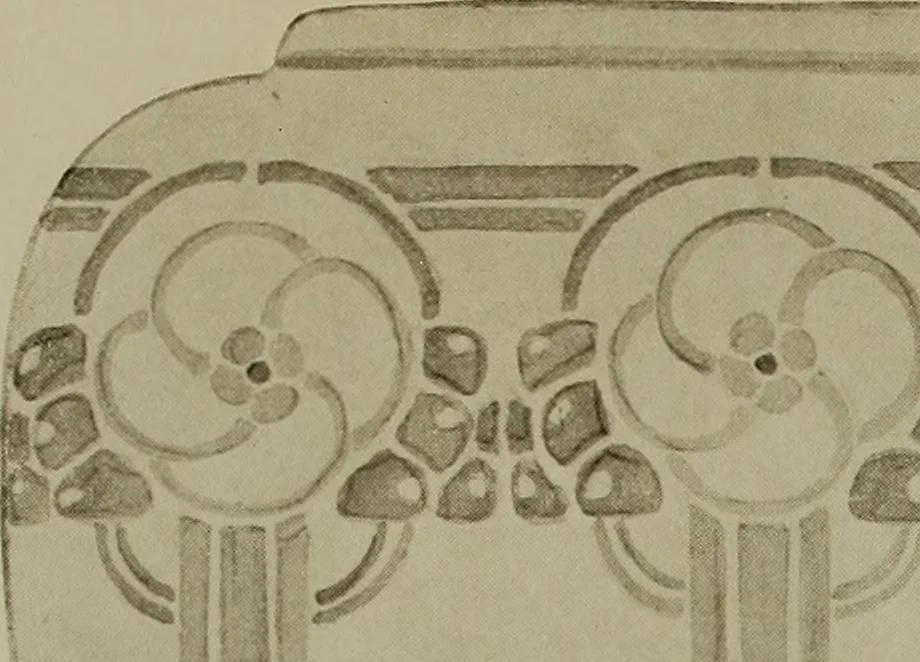 An illustration from Keramic studio, 1899, leaf 205