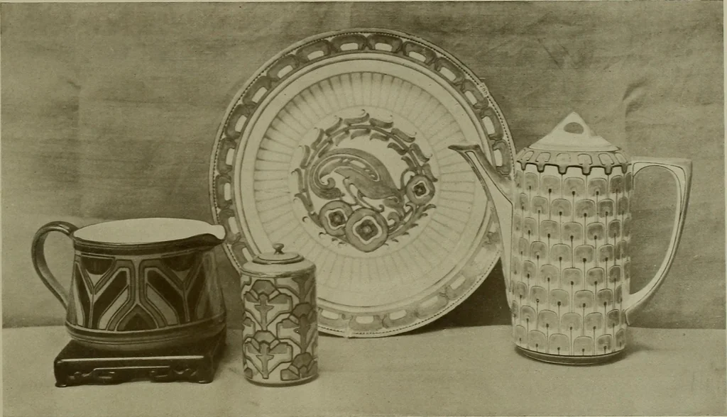 An illustration from Keramic studio, 1899, leaf 28