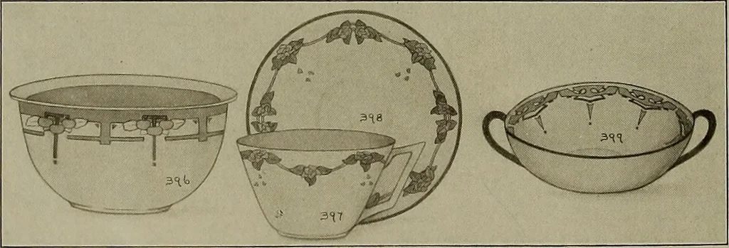 An illustration from Keramic studio, 1899, leaf 67