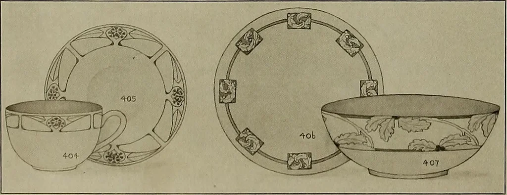 An illustration from Keramic studio, 1899, leaf 67