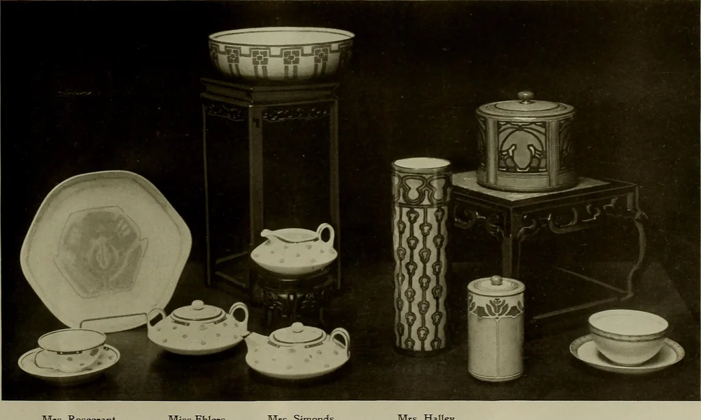 An illustration from Keramic studio, 1899, leaf 82