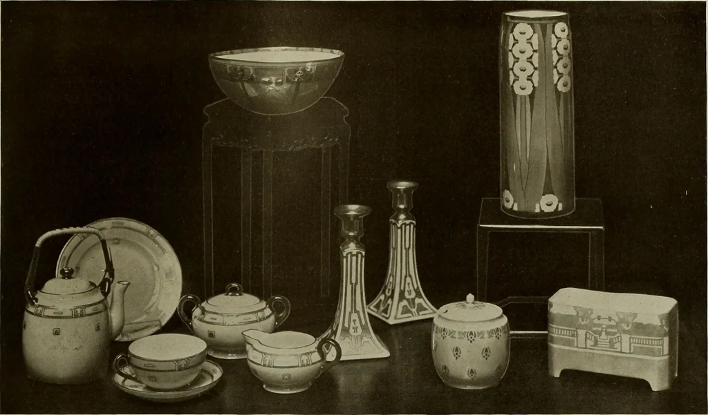 An illustration from Keramic studio, 1899, leaf 84