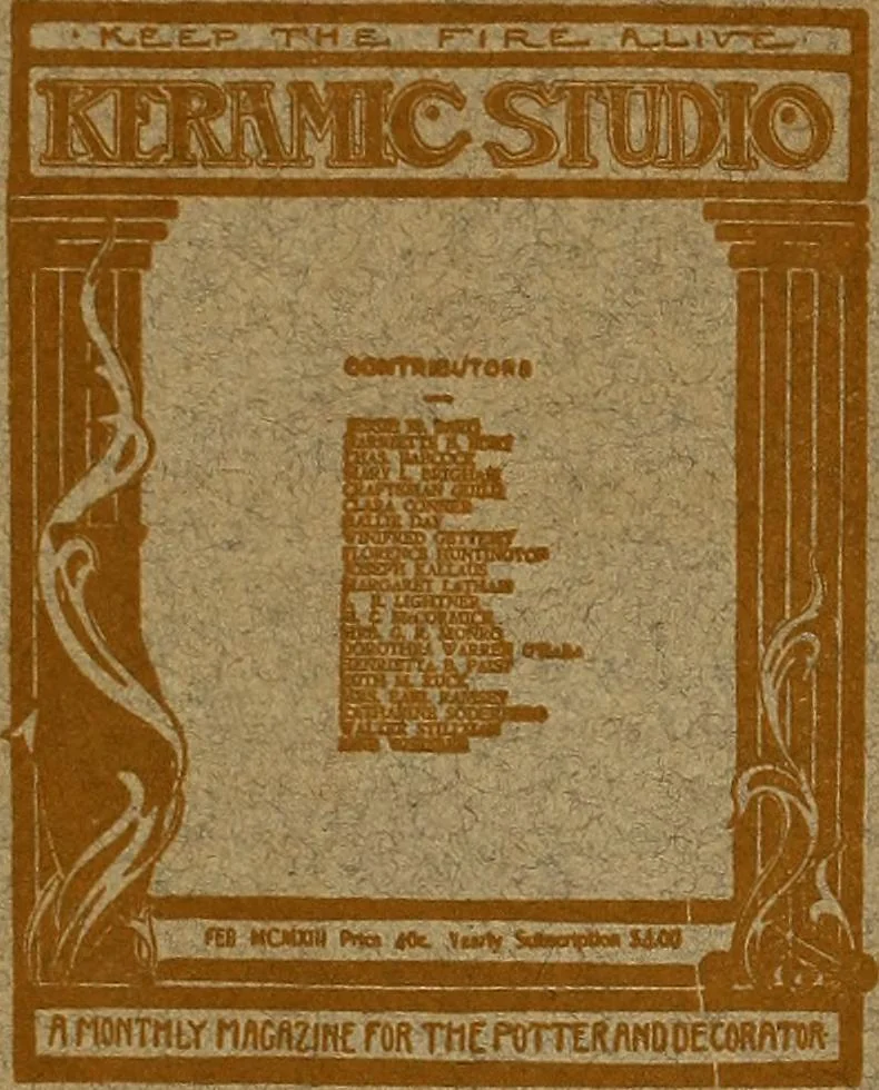 An illustration from Keramic studio, 1899, leaf 103