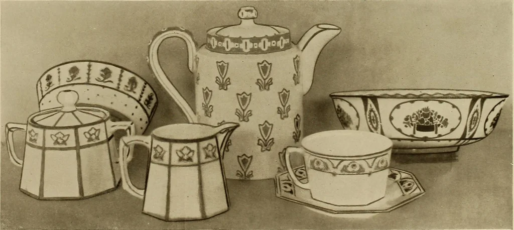 An illustration from Keramic studio, 1899, leaf 112