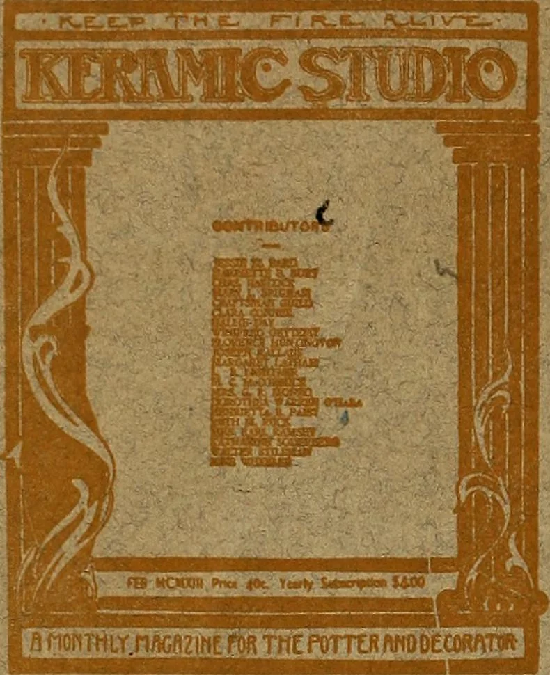 An illustration from Keramic studio, 1899, leaf 133