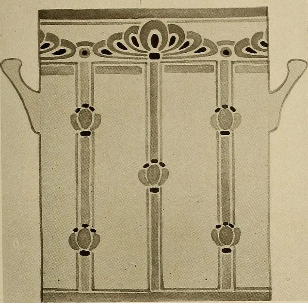 An illustration from Keramic studio, 1899, leaf 174