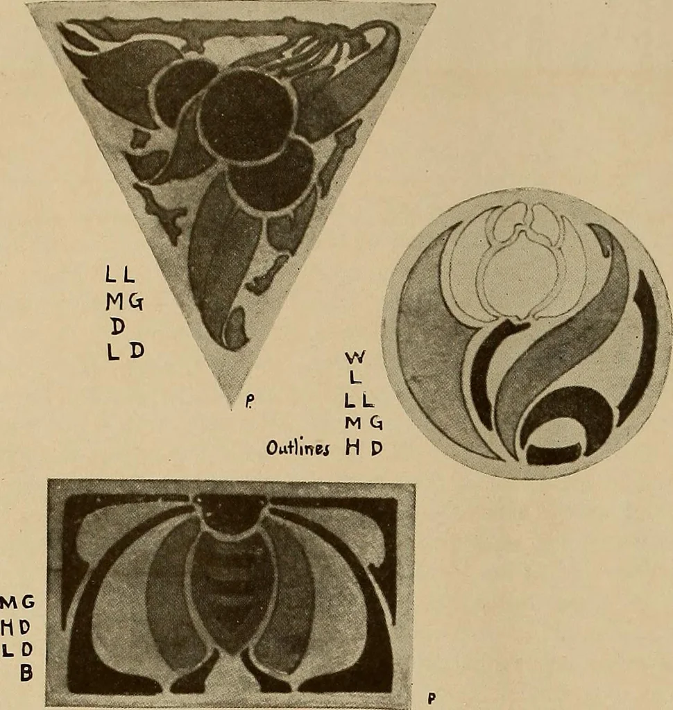 An illustration from Keramic studio, 1899, leaf 189