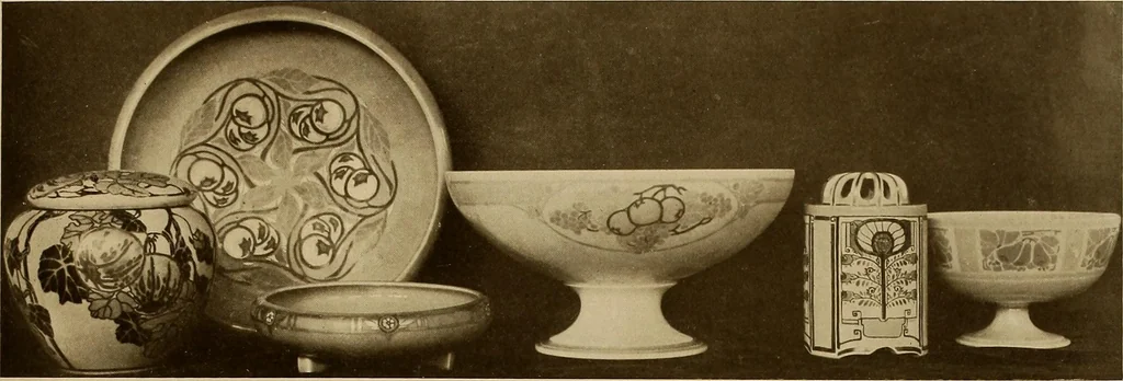An illustration from Keramic studio, 1899, leaf 204