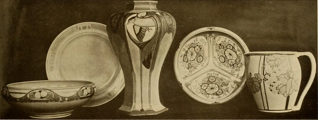 An illustration from Keramic studio, 1899, leaf 204