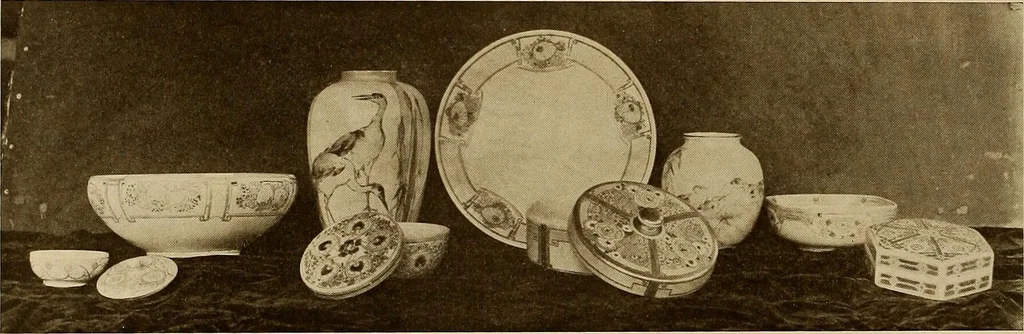 An illustration from Keramic studio, 1899, leaf 205