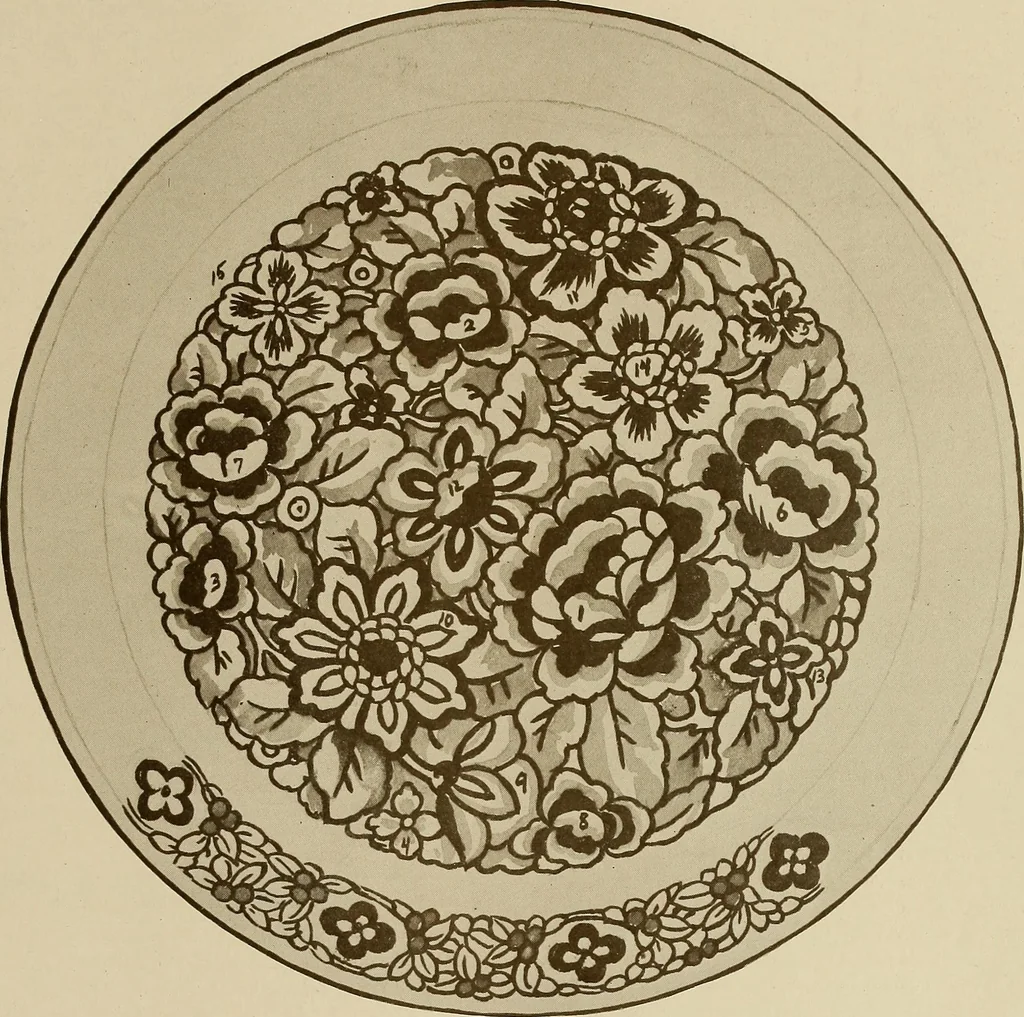 An illustration from Keramic studio, 1899, leaf 214
