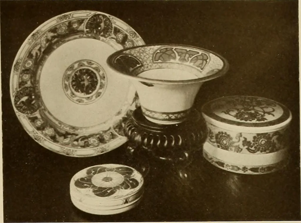 An illustration from Keramic studio, 1899, leaf 216