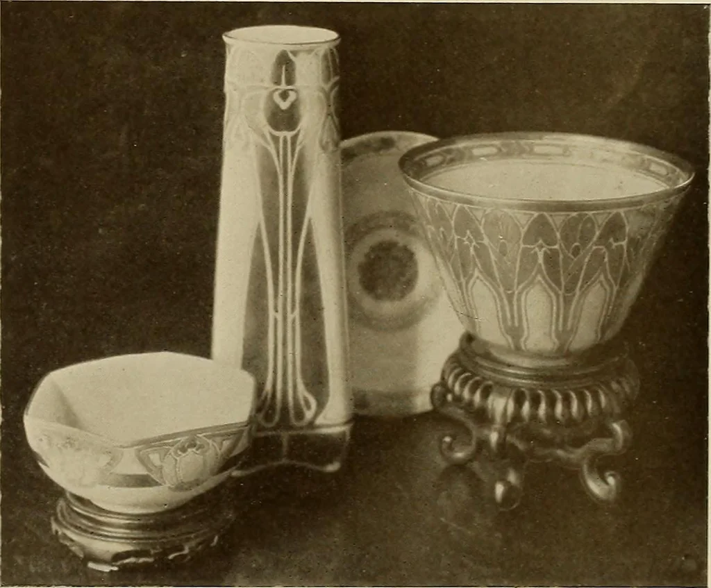 An illustration from Keramic studio, 1899, leaf 216
