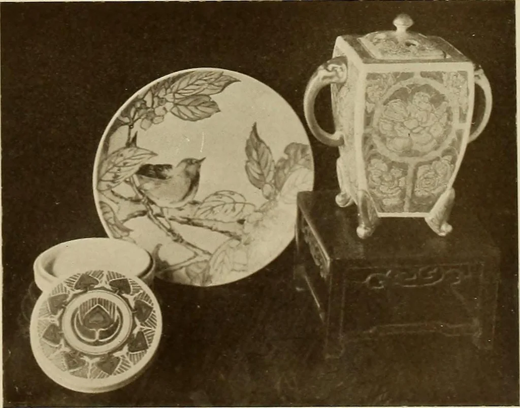 An illustration from Keramic studio, 1899, leaf 216