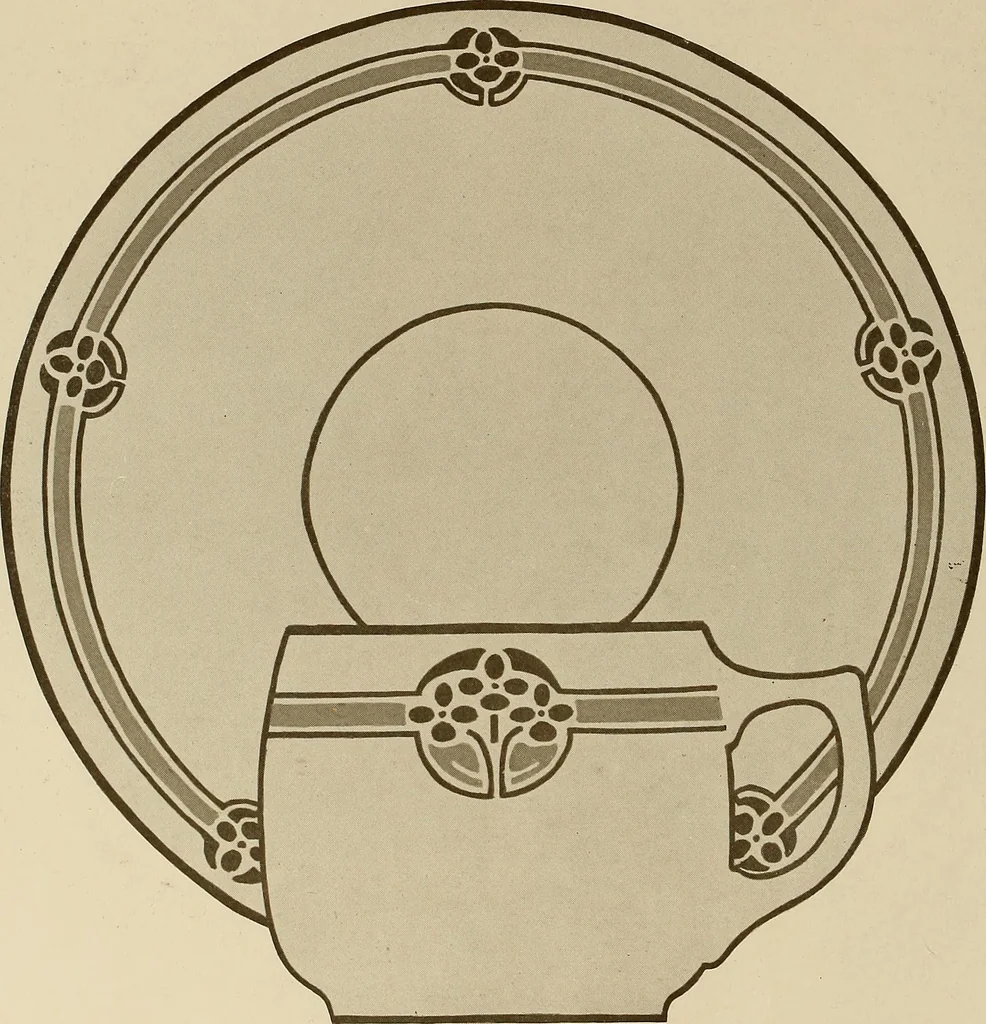 An illustration from Keramic studio, 1899, leaf 221