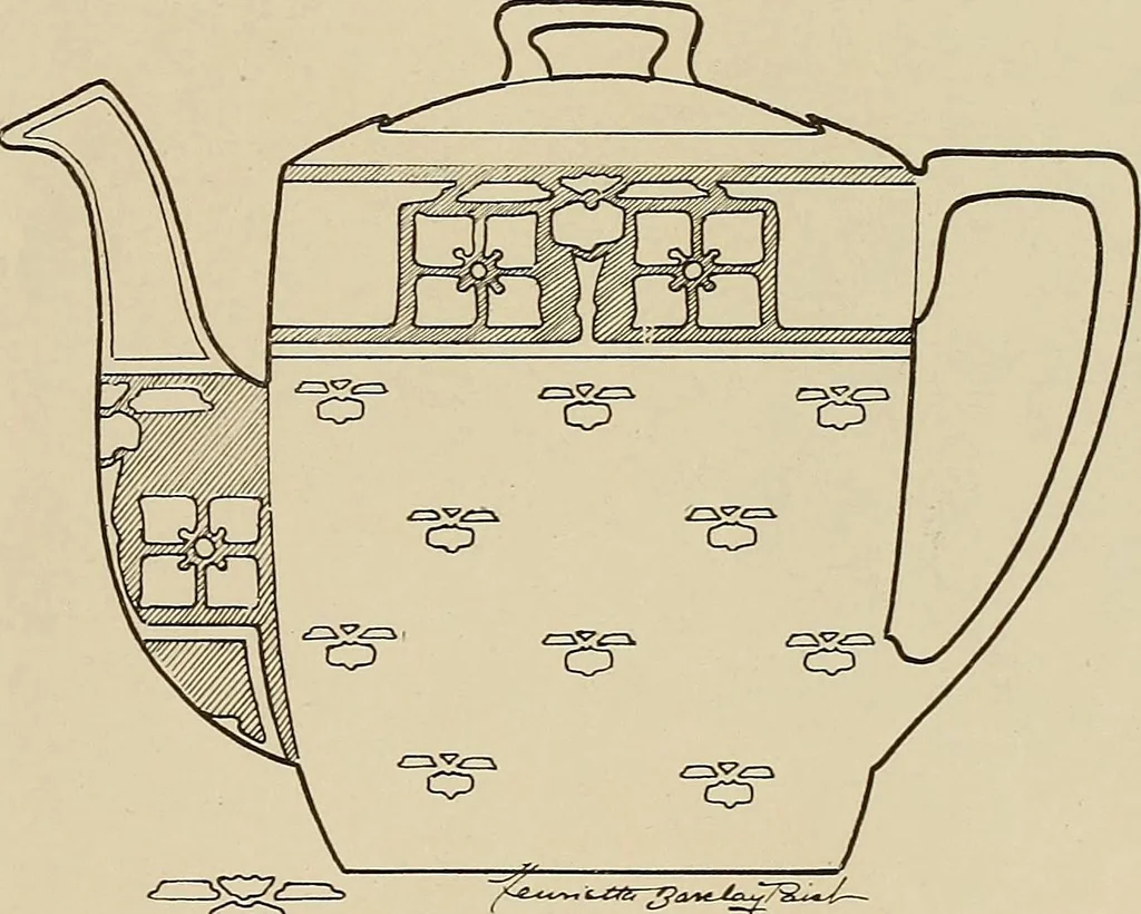 An illustration from Keramic studio, 1899, leaf 234