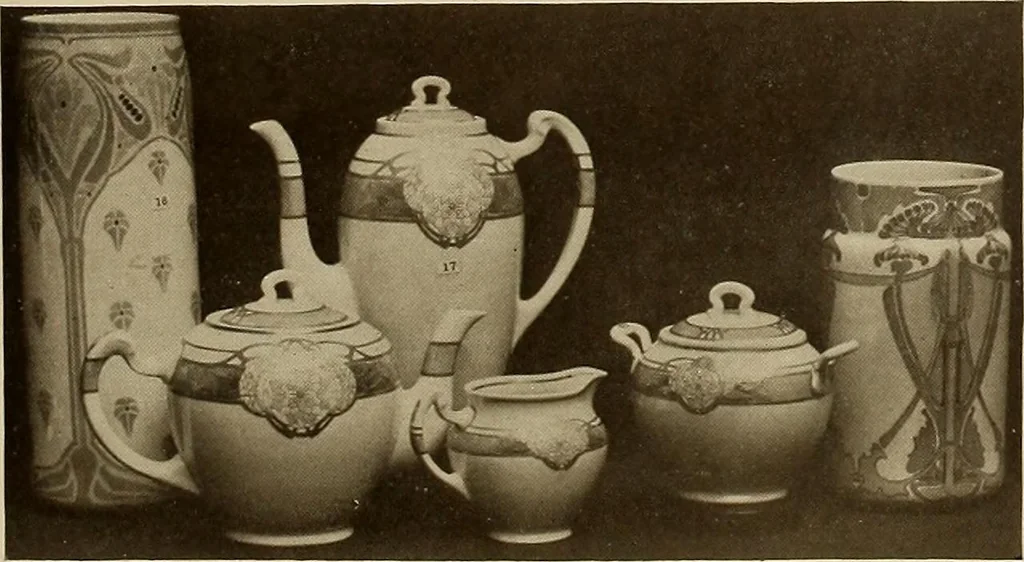An illustration from Keramic studio, 1899, leaf 242