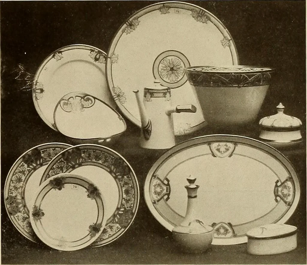 An illustration from Keramic studio, 1899, leaf 242