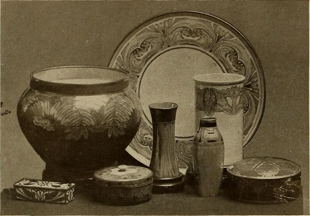 An illustration from Keramic studio, 1899, leaf 243