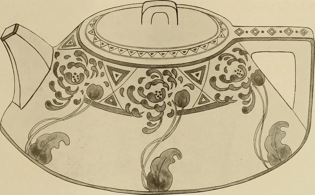 An illustration from Keramic studio, 1899, leaf 262
