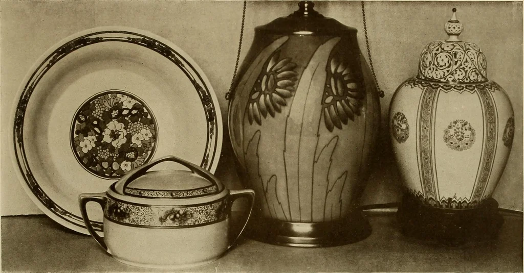 An illustration from Keramic studio, 1899, leaf 280